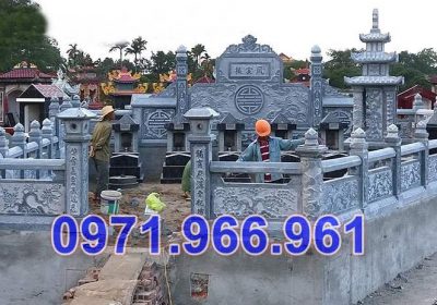 thiết kế lăng mộ đá xanh đẹp bán tiền giang 96+