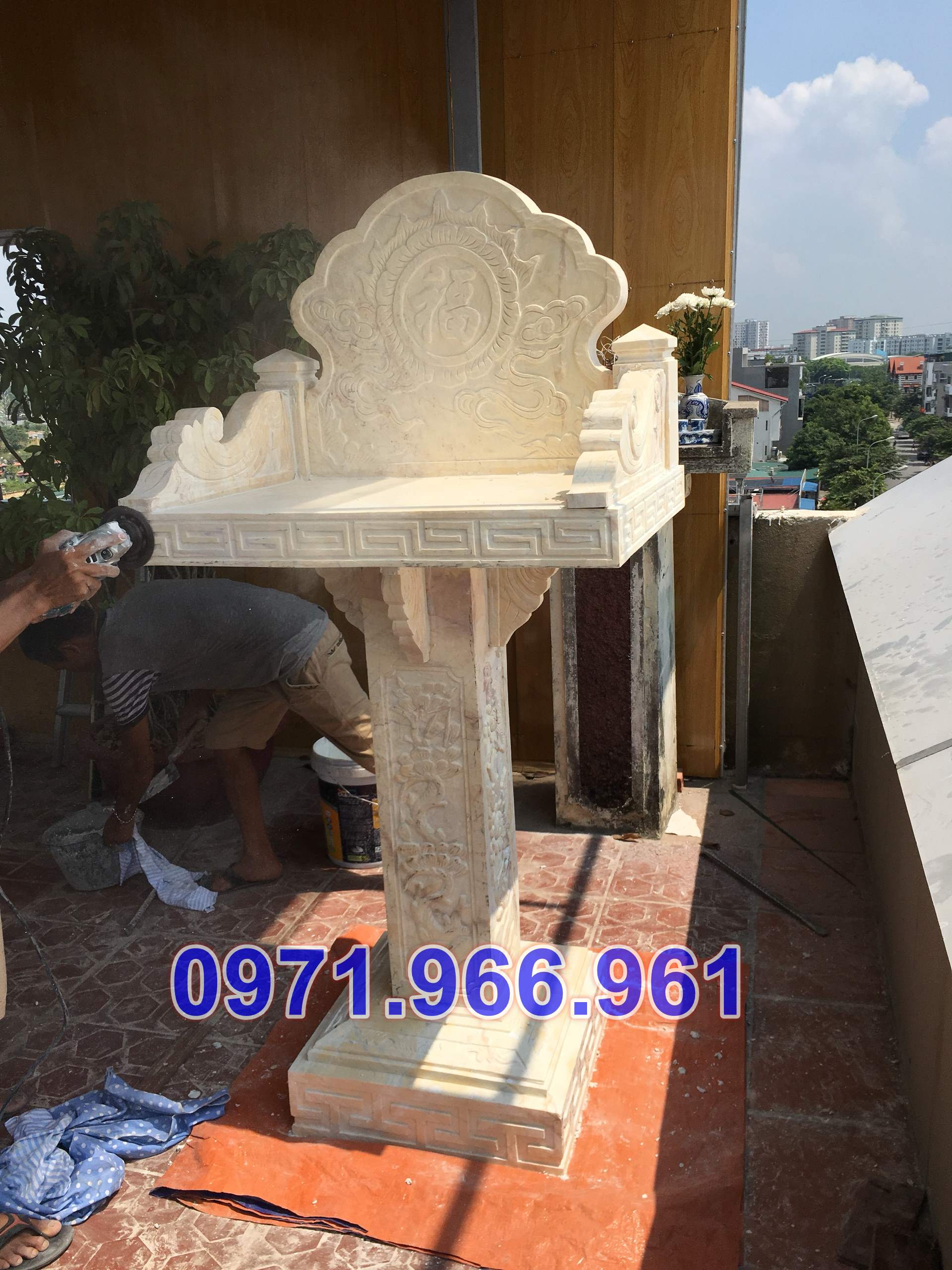 058+ vĩnh phúc cây hương thờ bằng đá đẹp - am miếu ban thờ