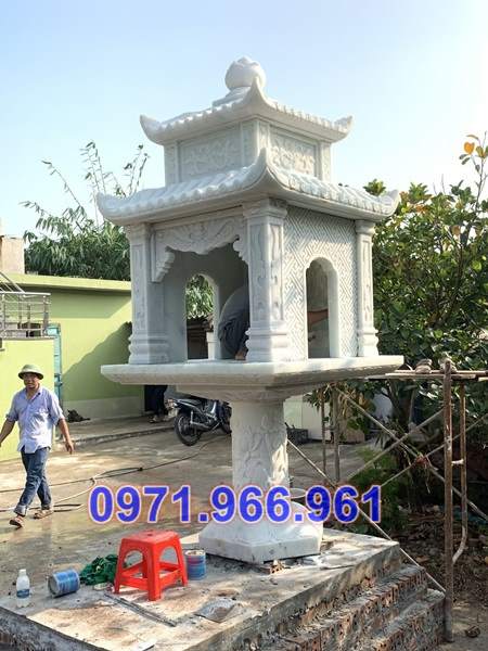 062+ thái bình cây hương thờ đá đẹp - am miếu ban thờ