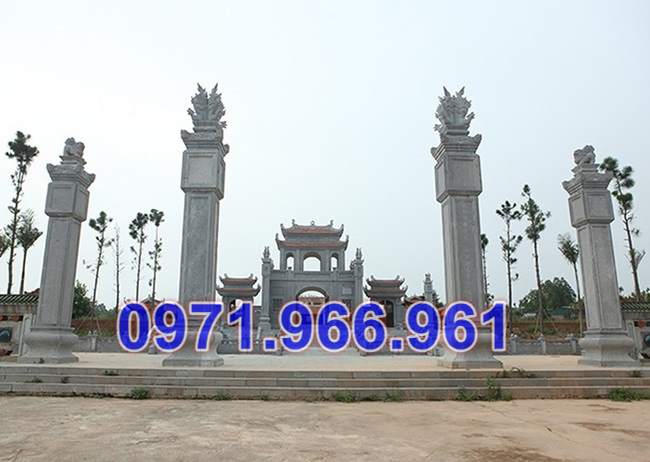 143 mẫu cổng đá đẹp bán quảng ninh - tam quan tứ trụ