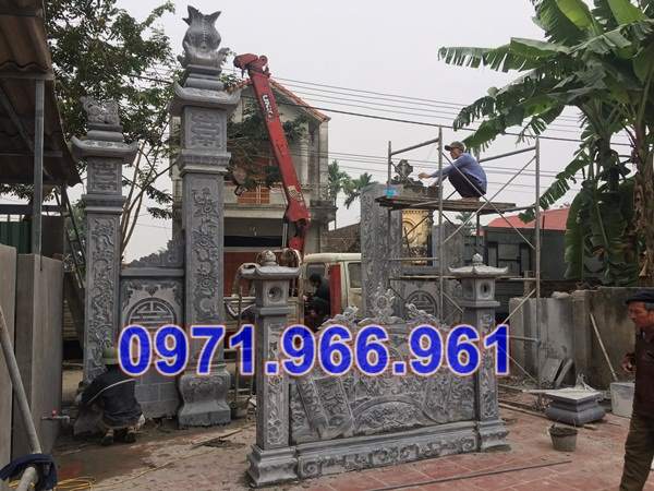 231 mẫu cổng đá đẹp bán bắc ninh - tam quan tứ trụ