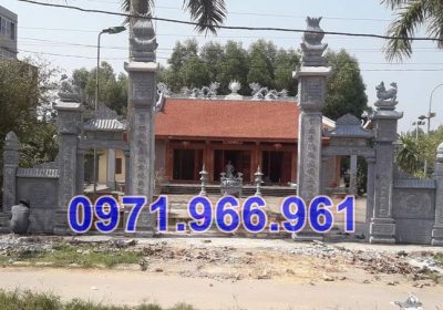 436 mẫu cổng đá đẹp bán phú thọ - tam quan tứ trụ