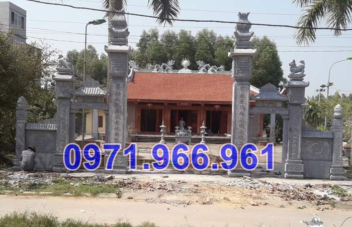 436 mẫu cổng đá đẹp bán phú thọ - tam quan tứ trụ