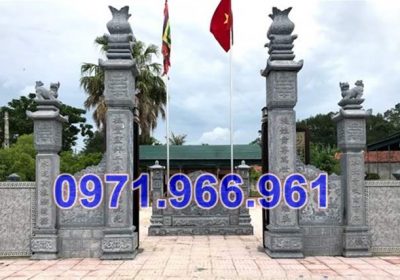 4476 mẫu cổng đá đẹp bán cà mau - đình chùa miếu