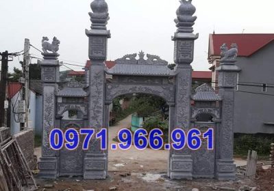 4561 mẫu cổng đá đẹp bán ninh thuận - đình chùa miếu