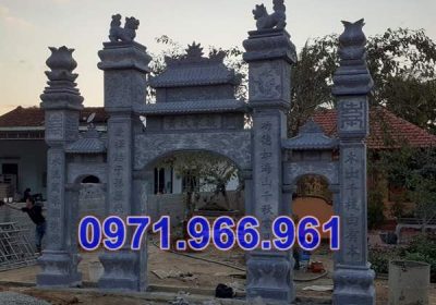 490 mẫu cổng đá đẹp bán tuyên quang - tam quan tứ trụ