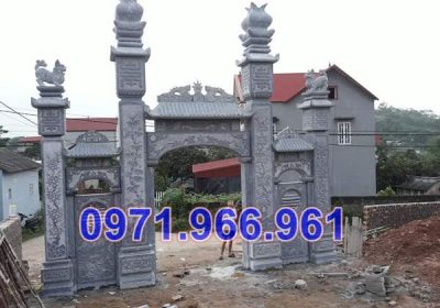 567 mẫu cổng đá đẹp bán nghệ an - tam quan tứ trụ