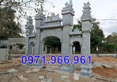 678 mẫu cổng đá tự nhiên đẹp bán quảng trị - tam quan tứ trụ