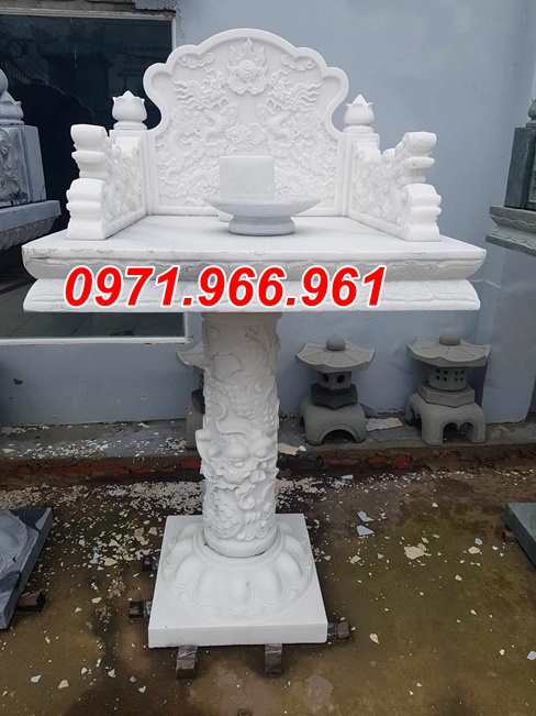 31 mẫu cây hương thờ đá trắng đẹp bán quảng nam