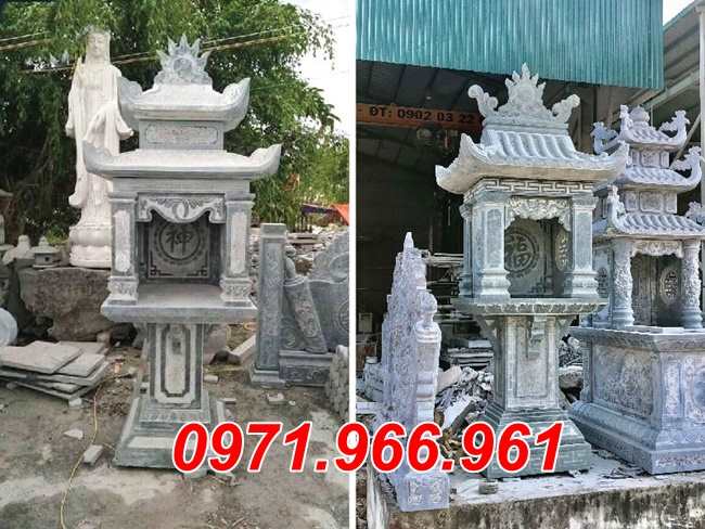 352 mẫu cây hương thờ đá xanh đẹp bán thái bình